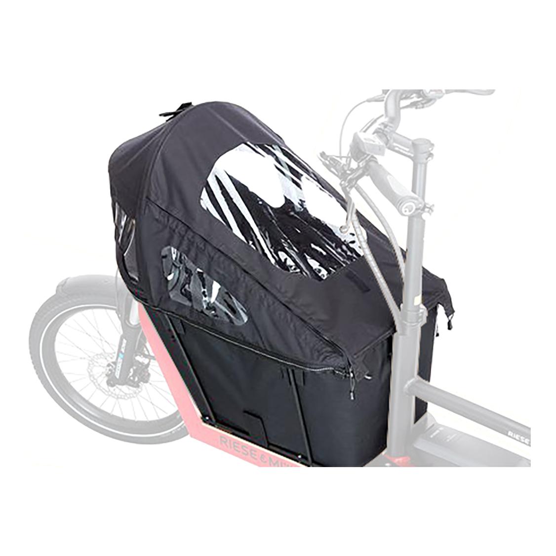 Riese & Muller Capote siège enfants Packster 40 Noir 