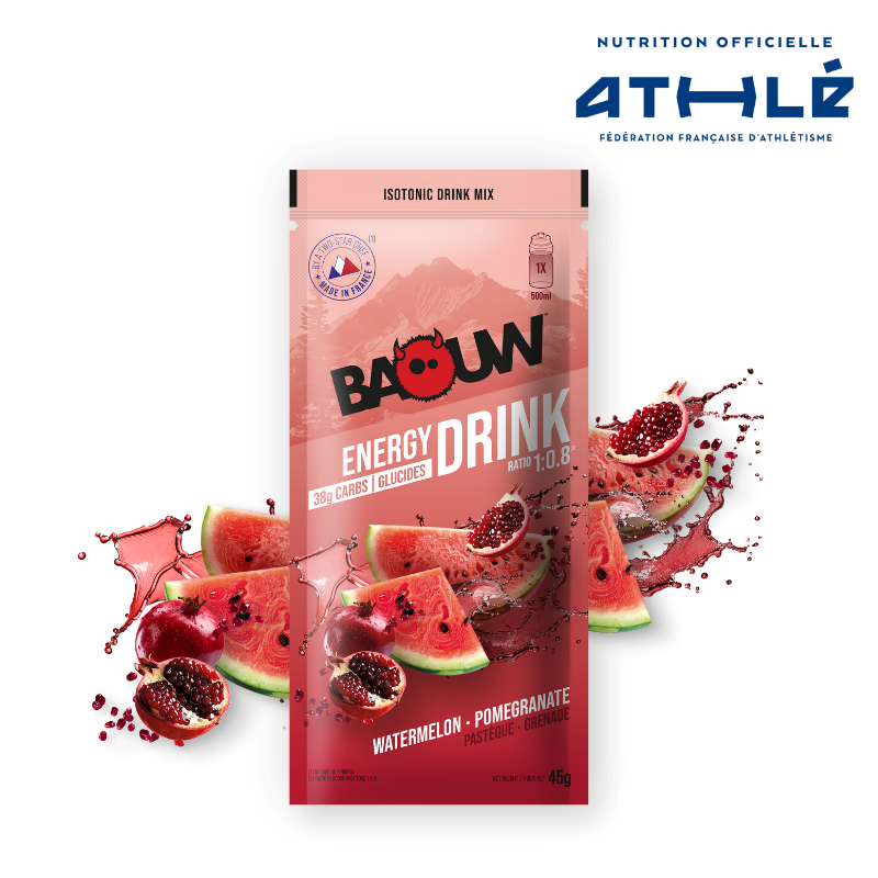 Baouw Rouge Boisson Isotonique Sachet Pastã¨Que - Grenade Red