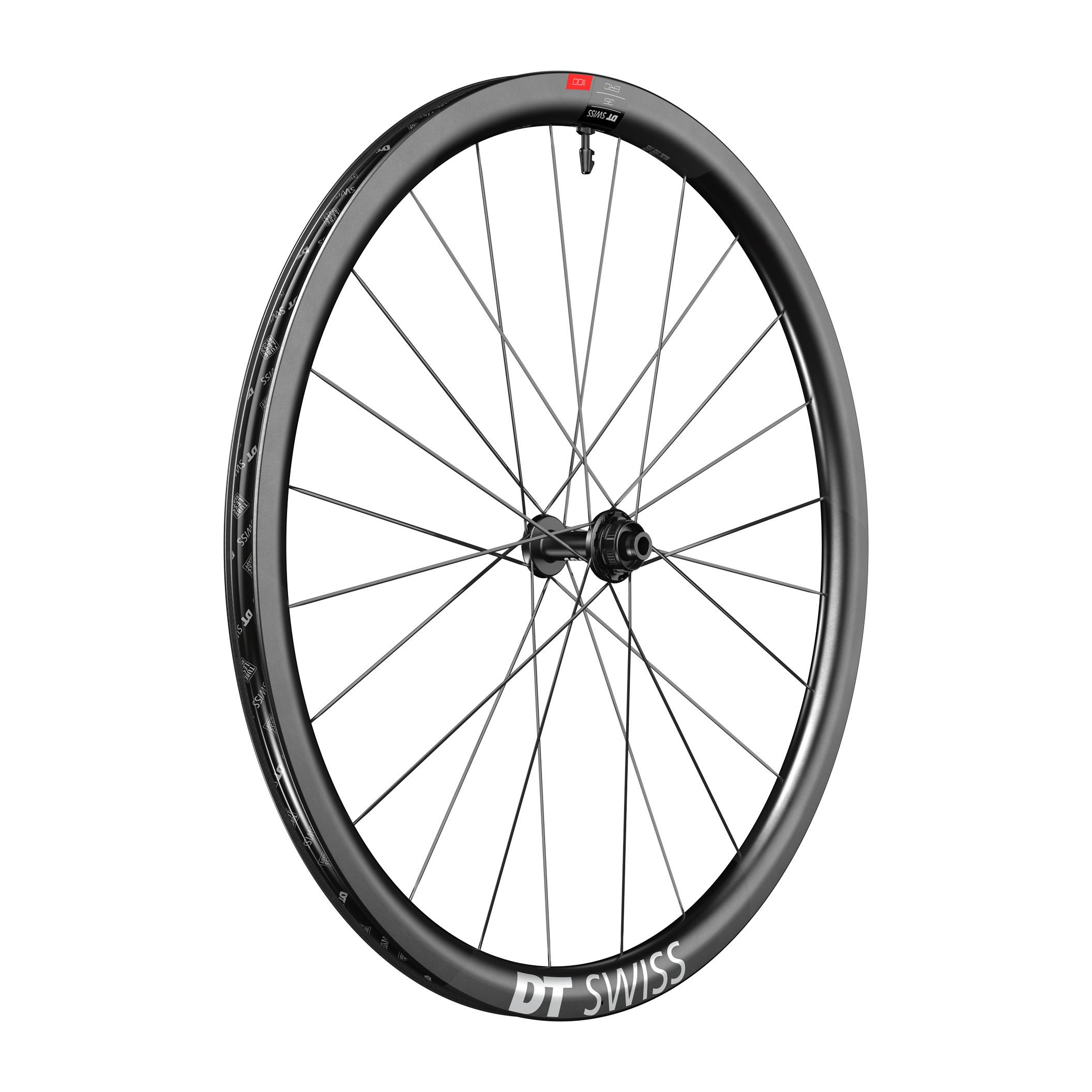 DT Swiss Roue Avant ERC 1100 Dicut 35mm - Freinage Disque (Centerlock) Noir 