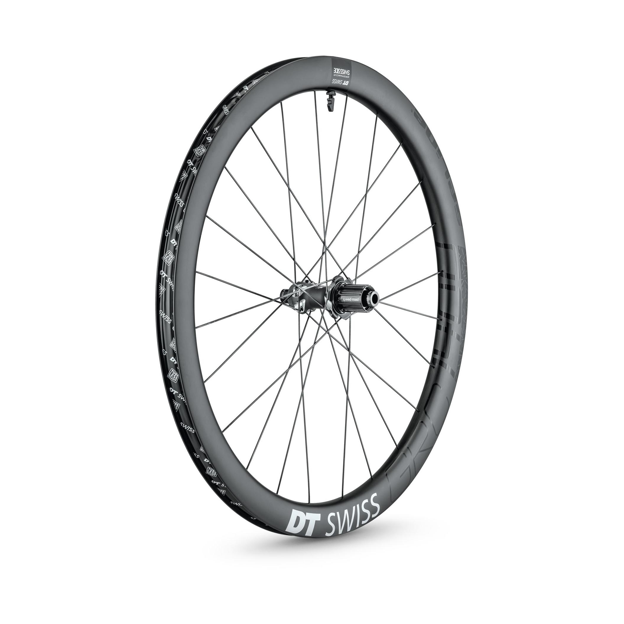 DT Swiss Roue Arrière GRC 1400 SPLINE 42mm Corps Shimano 11s - Freinage Disque (Centerlock) Noir 