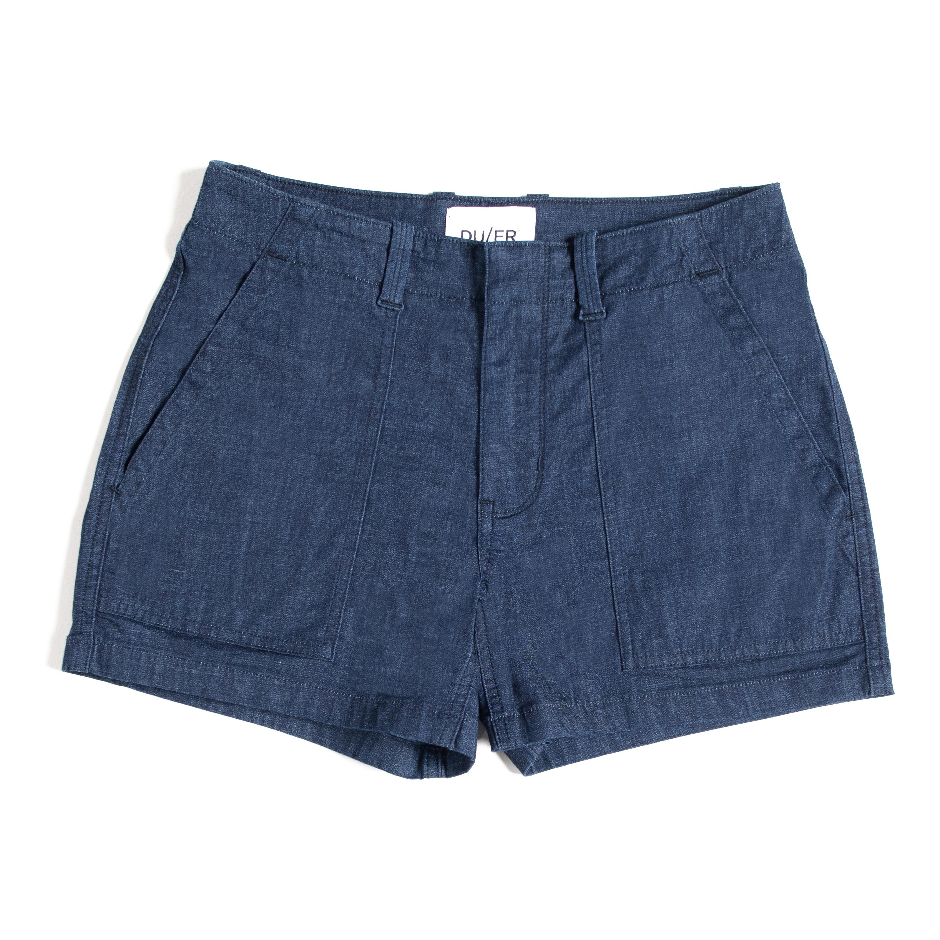 Duer Weightless Denim Adventure Short Bleu denim 26 