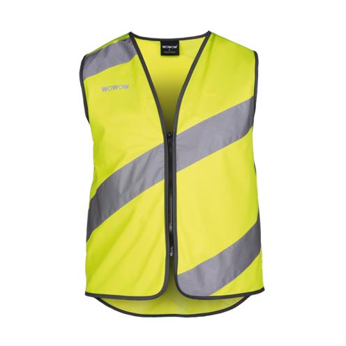 Wowow Gilet de signalisation Roadie LED Jacket Jaune fluo S 