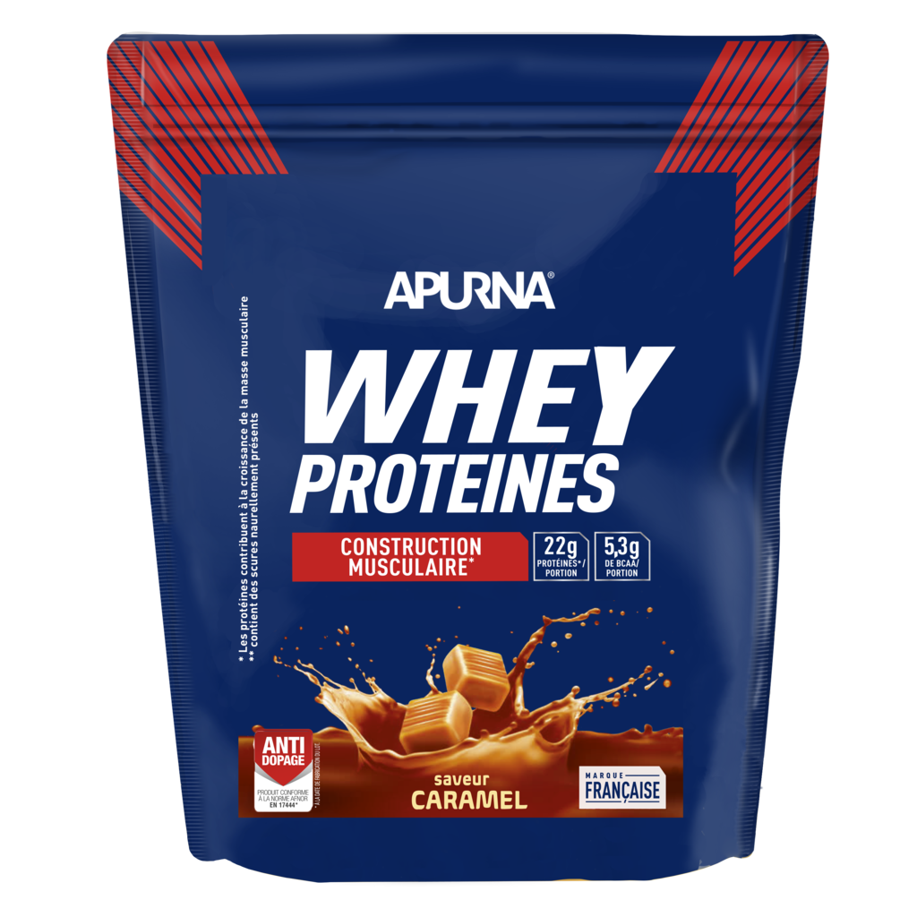 Apurna Unisex Blu Proteina Al Caramello Whey Caramel Doypack - Immagine 2