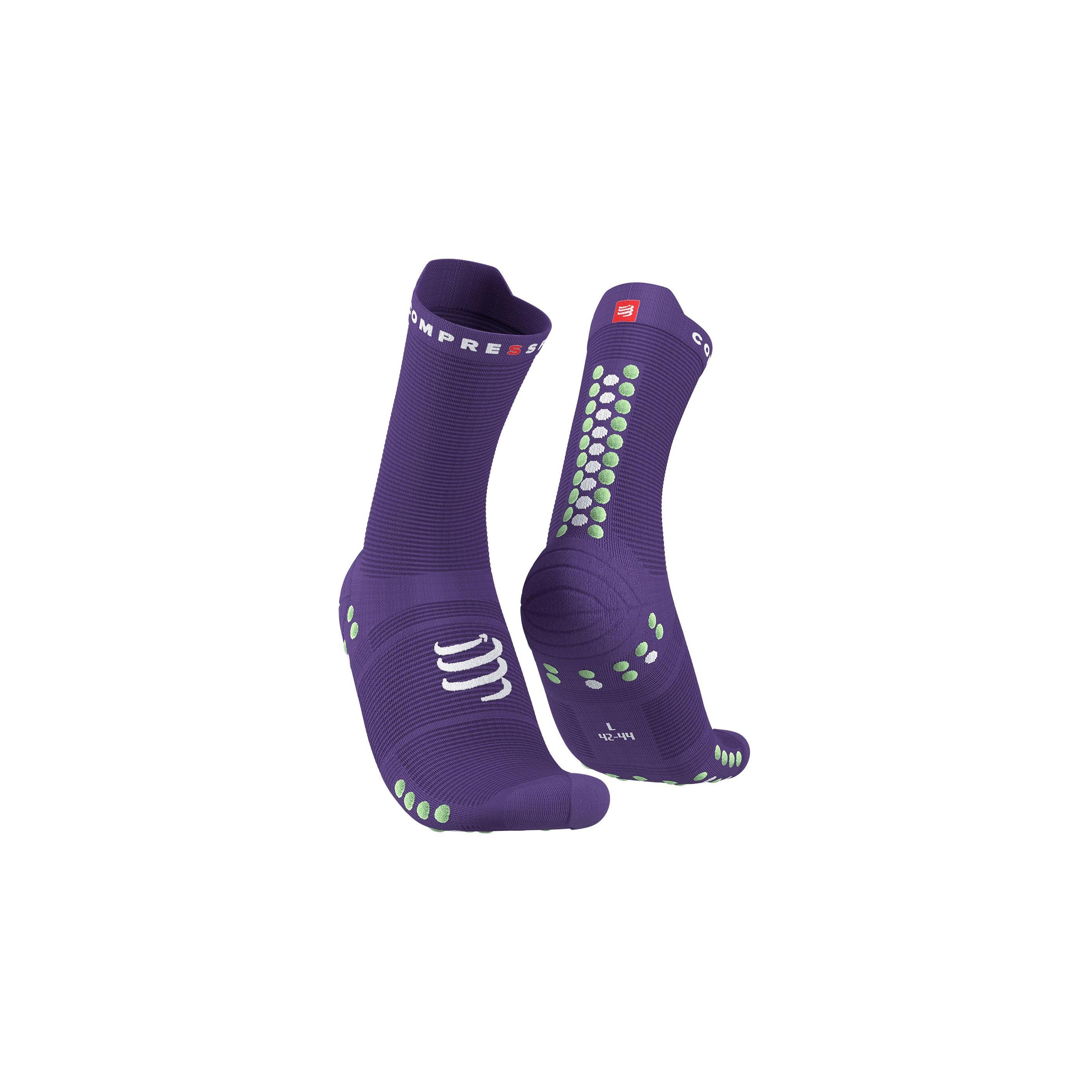 Compressport Pro Racing Socks V4.0 Run High Violet 35/38 