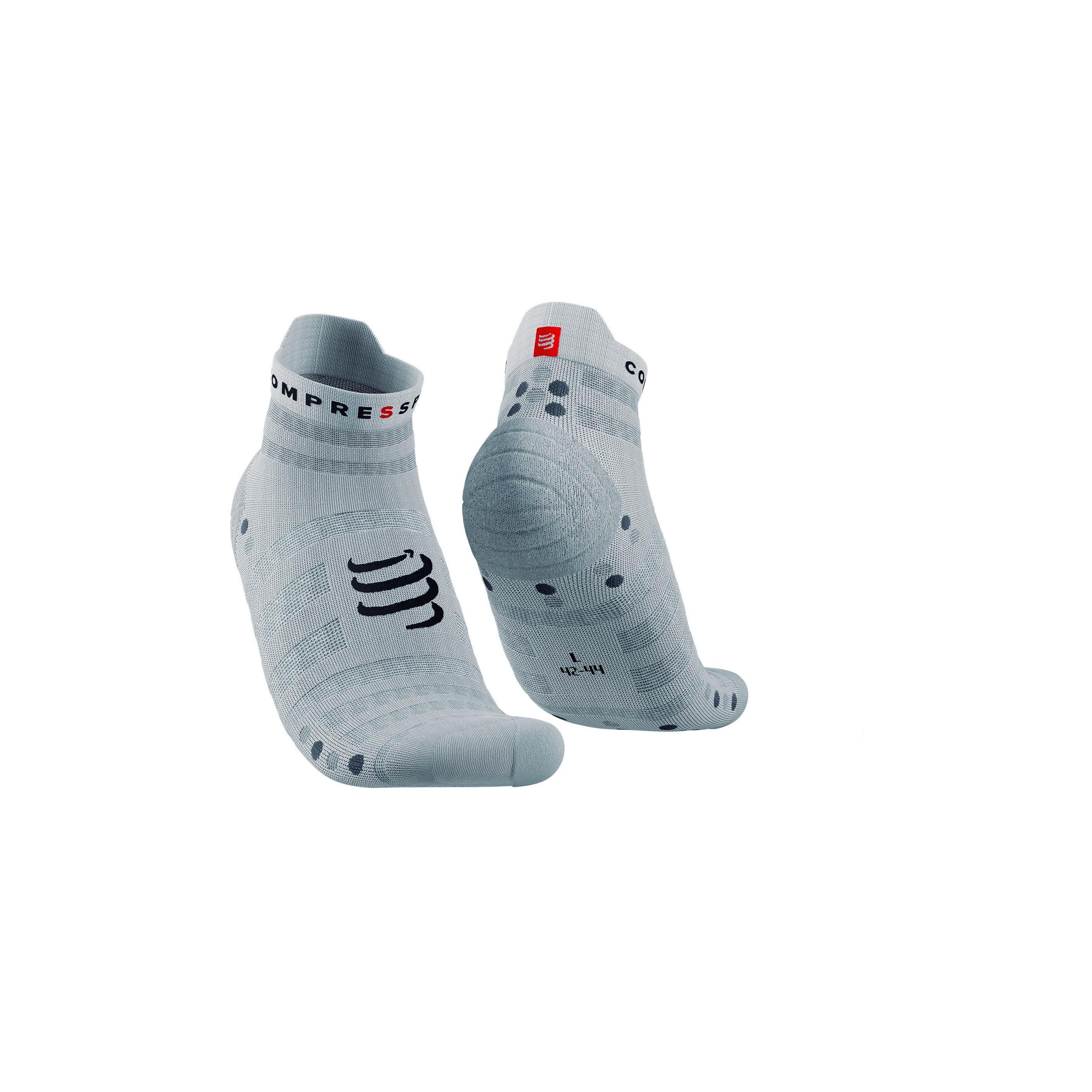 Compressport Pro Racing Socks V4.0 Run Low Blanc 35/38 