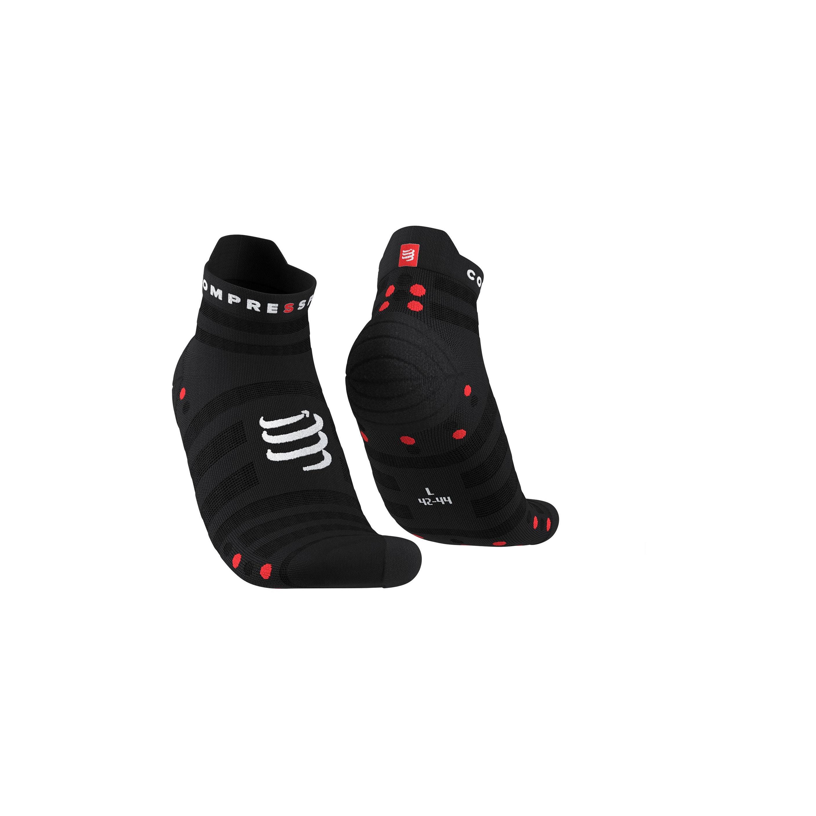 Compressport Pro Racing Socks V4.0 Run Low Noir 35/38 