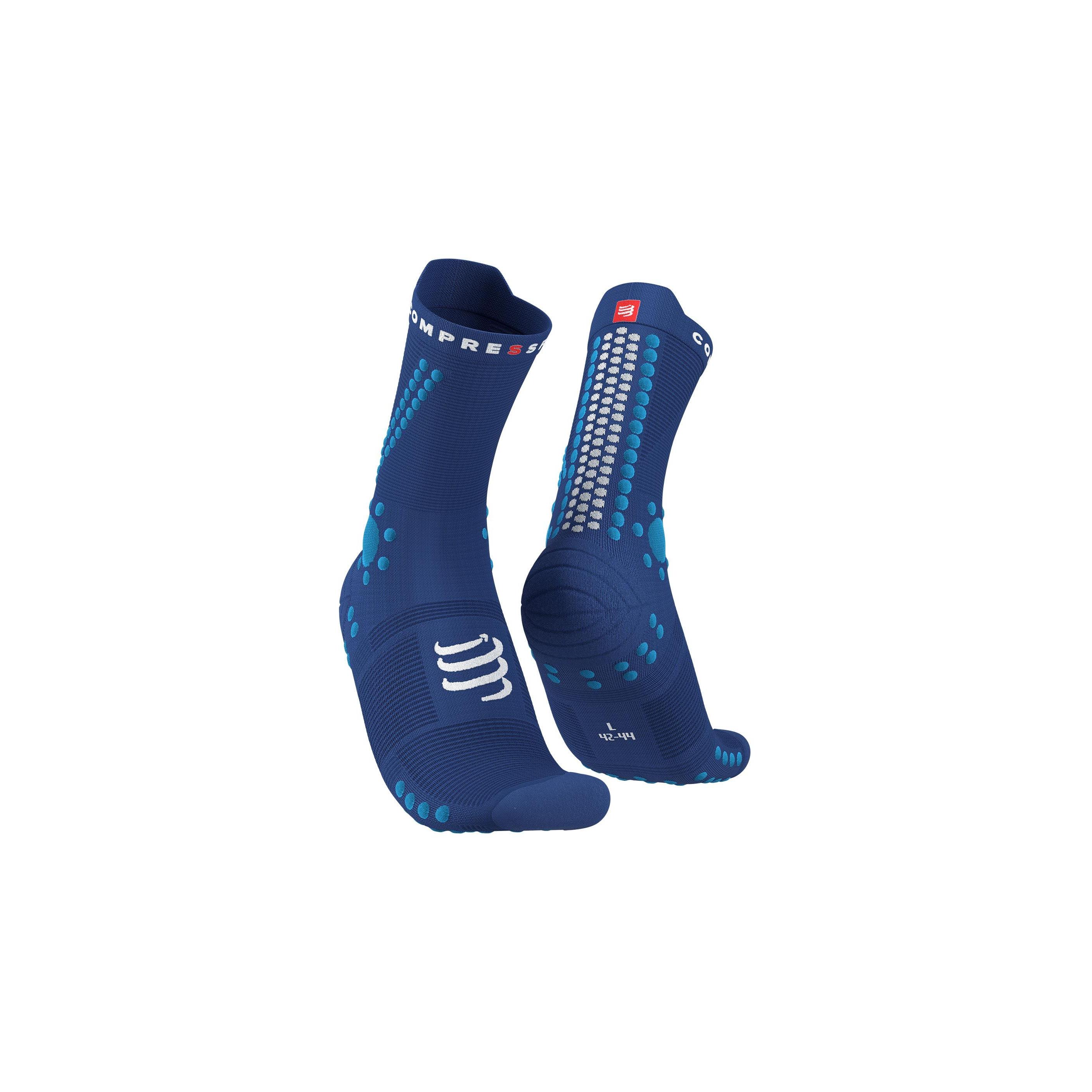 Compressport Pro Racing Socks V4.0 Trail Bleu 35/38