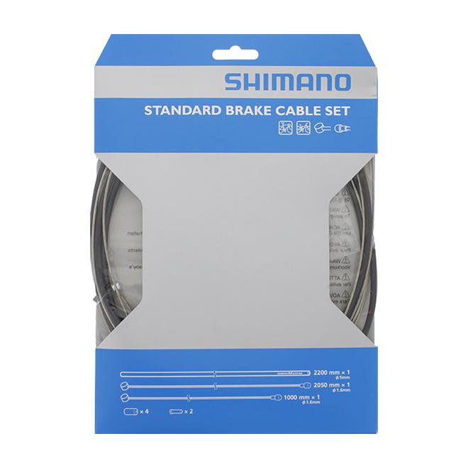 Shimano Black Kit Cables Et Gaines De Frein Vtt Acier