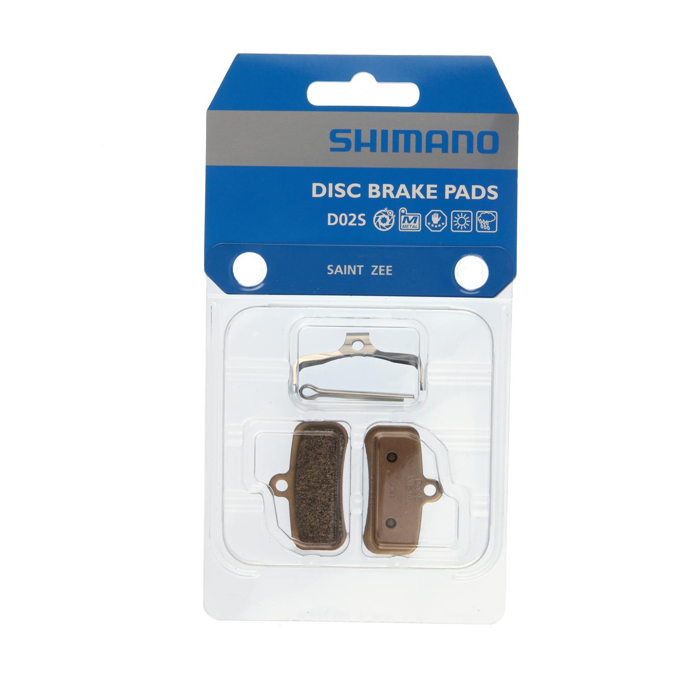 Shimano Plaquettes Freins Metal D01S Gris clair 