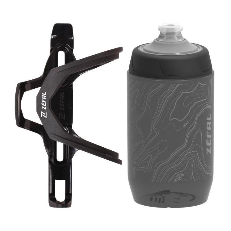Zefal Kit bidon Pro 50 + porte-bidon Pulse Z2 Graphite 