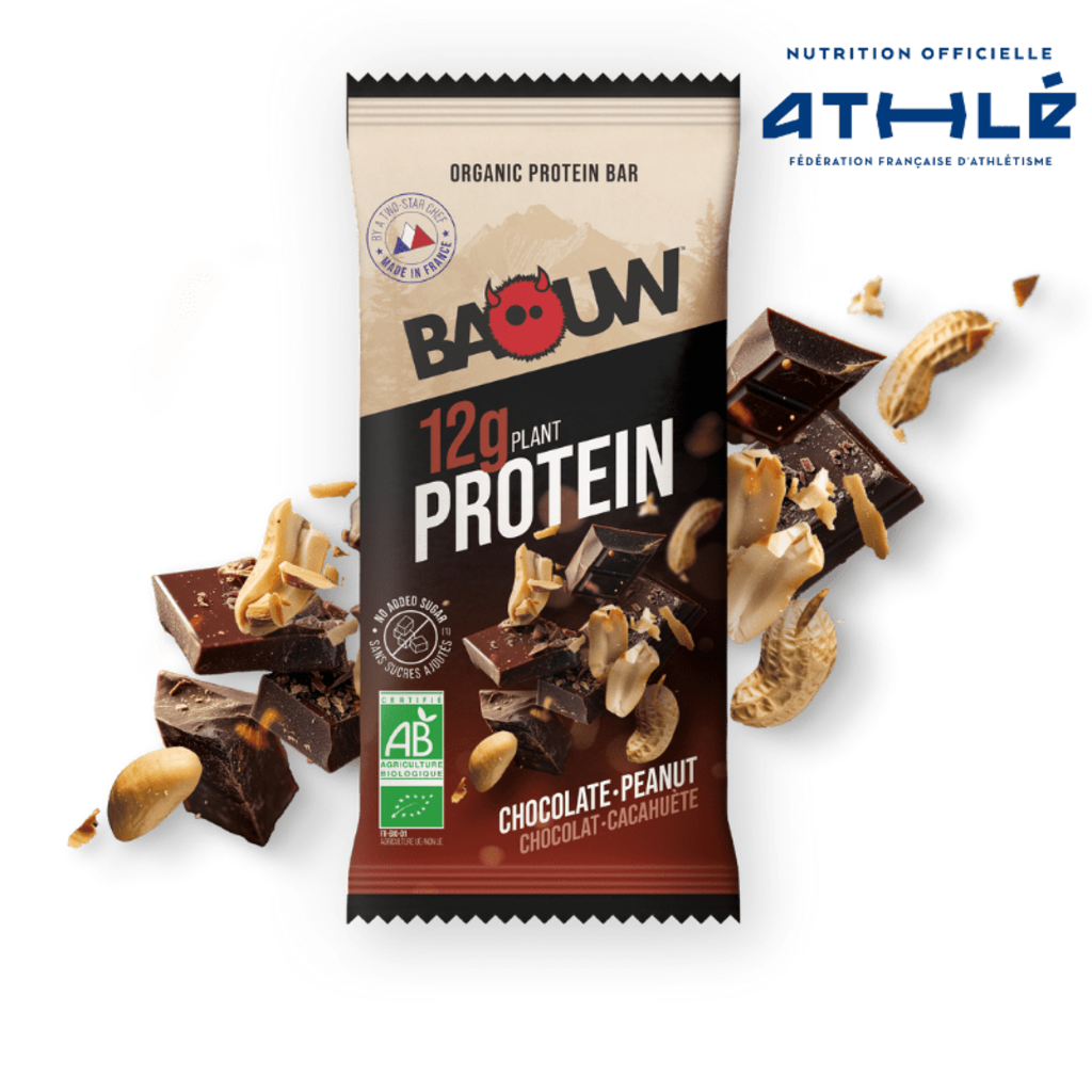 Baouw Marron Barre Protã©Inã©E Chocolat-Cacahuã¨Te Brown