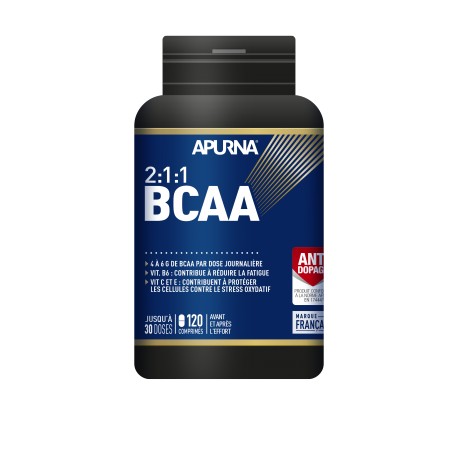 Apurna Bcaa 2:1:1 Pot 120 Comprimés Taille 2