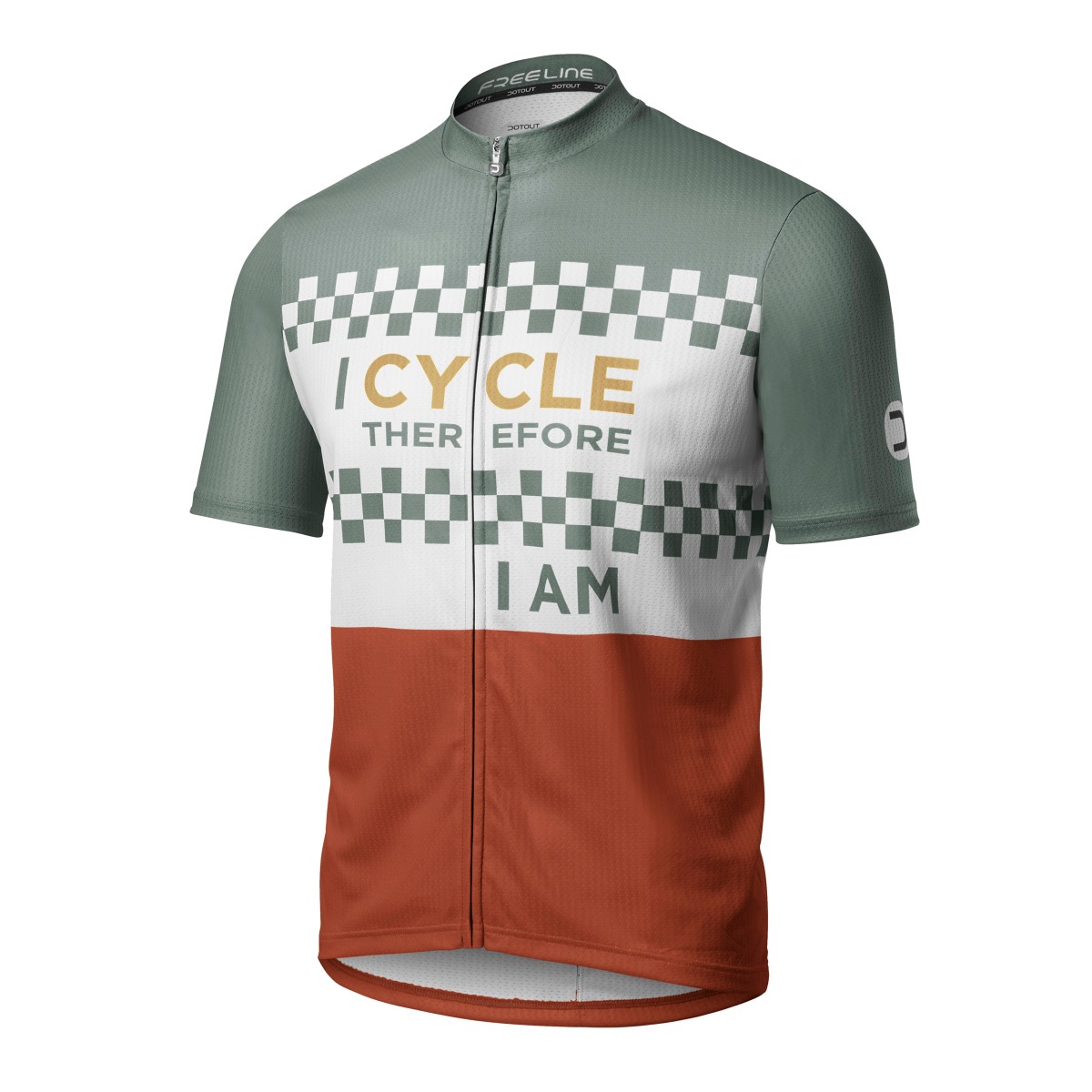 Dotout HYPER JERSEY Sage Green White Red Vert-de-gris 2XL