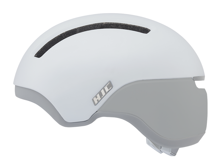 HJC CALIDO Matt White Silver Blanc S