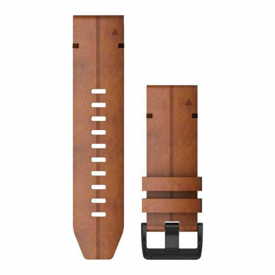 Garmin Chestnut Leather - Quick Fit - 26mm - Fenix 3 - Fenix 5X/5X Plus /F Camel