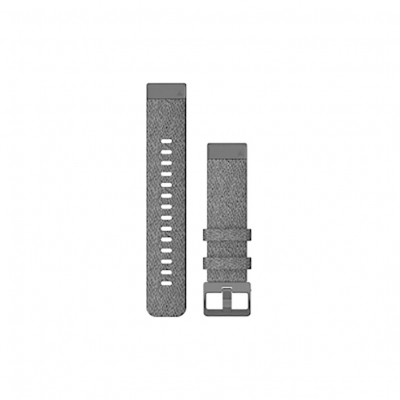 Garmin Heathered Black Nylon - Quick Fit - 20Mm - Fenix 5S/5S Plus /Fenix 6S Black