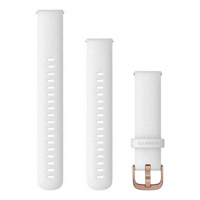 Garmin Bracelet Quick Release/ 18mm/ Silicone/ Blanc White