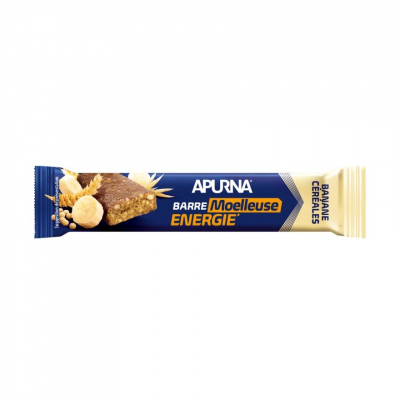 Apurna Barre énergie moelleuse Banane-Céréales - 40 g