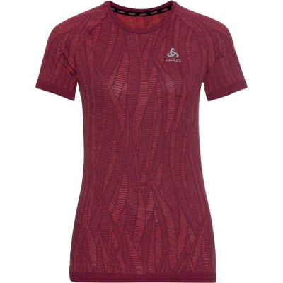 Odlo Base Layer Top Crew Neck Short Sleeve Blackcomb Light Eco Woman
