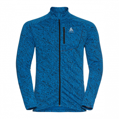 Odlo Midlayer Full Zip Fli Light Print Homme