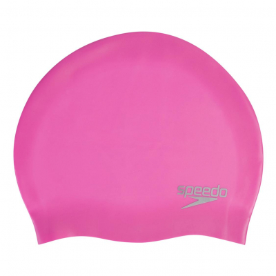 Speedo Plain Moulded Silicone Cap Mann