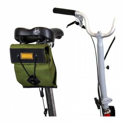 Restrap CITY BIKE SADDLE BAG SMALL - OLIVE Military green