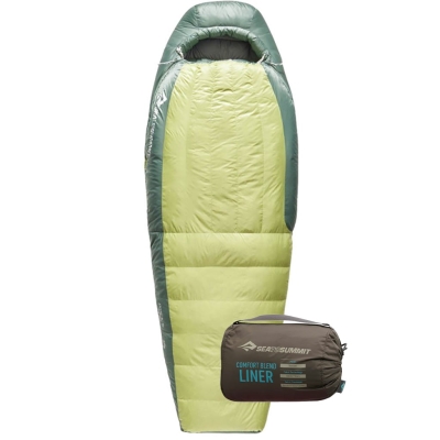 Pack SEA TO SUMMIT Sac de couchage Ascent WomenS -9C + drap de sac