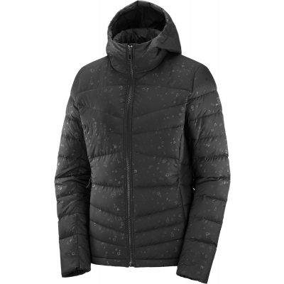 Salomon Transition Down Hoodie Femenino Negro