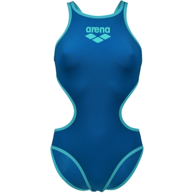 Arena One Biglogo One Piece Femenino Azul