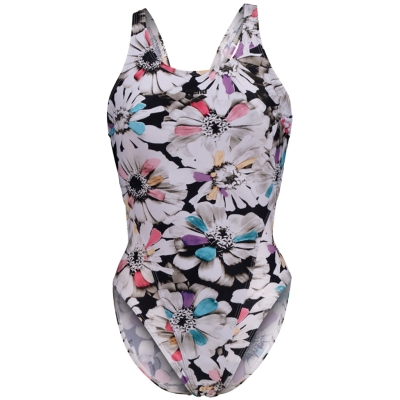Arena Zinnia Party Swimsuit Swim Tech Back Femenino Multicolor