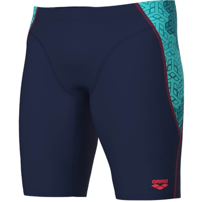 Arena Camo Kikko Swim Jammer Men Blue