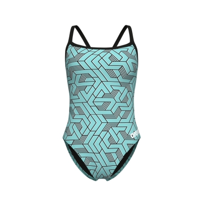 Arena WomenS Arena Escape Swimsuit Challenge Back Femme Bleu