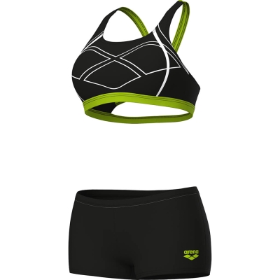 Arena Graphic Swimsuit Swim Pro Woman Black