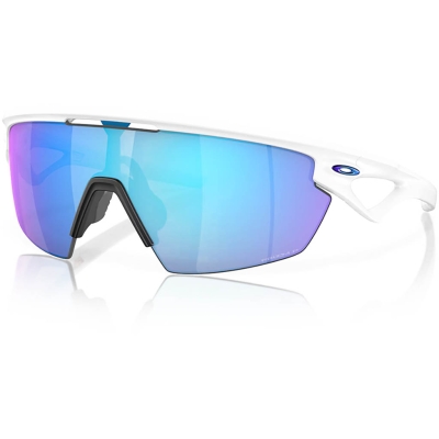Oakley SPHAERA MATTE WHITE PRIZM SAPPHIRE POLARIZED Blanc