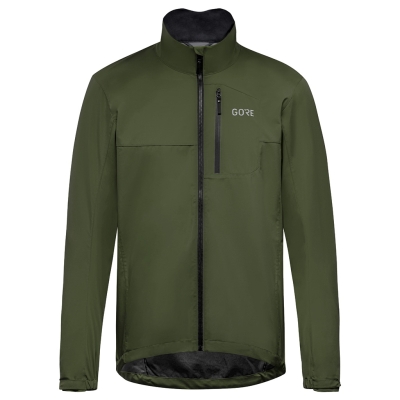 Gore Wear Veste Spirit Mens GORE-TEX INFINIUM Utility Green Hombre Verde