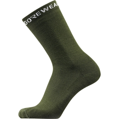 Gore Wear Essential Merino Socks utility green Caqui