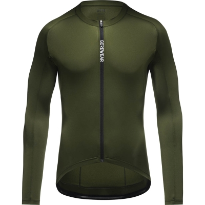 Gore Wear Maillot Manches Longues Spinshift utility green Homme Kaki
