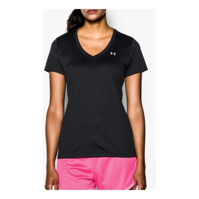 Under armour Tech Short Sleeve - Solid Vrouw Zwart