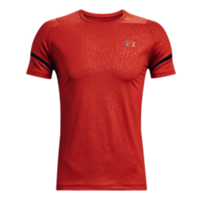 Under Armour Rush 2.0 Emboss Short Sleeve Homme Orange