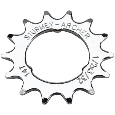 Brompton Pignon 14T 3/32/ 3 vit Gris