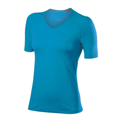 Falke RU C Ss Shirt Woman Blue