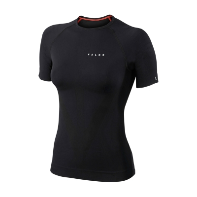 Falke Warm Short Sleeve Shirt Tight Woman Black