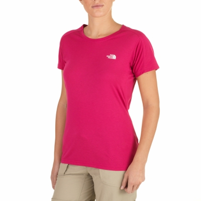 The North Face T-SHIRT PANTOLL Manches Courtes Femenino Rosa