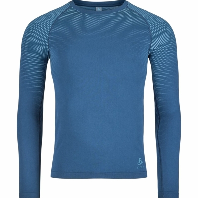 Odlo T-Shirt Manches Longues Performance Light E Men Blue