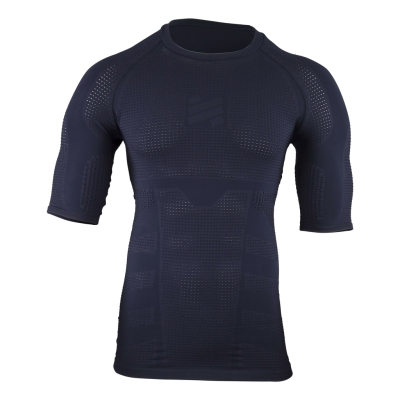 Compressport Raider Compression Shirt Short Sleeve Hombre Azul marino