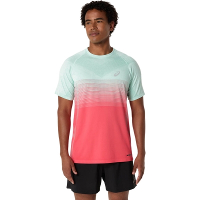 Asics SEAMLESS SS TOP Homme Rose