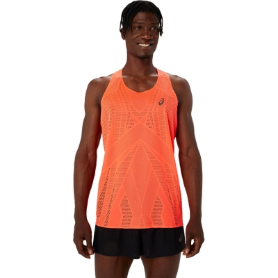 Asics Metarun Singlet Hombre Rojo