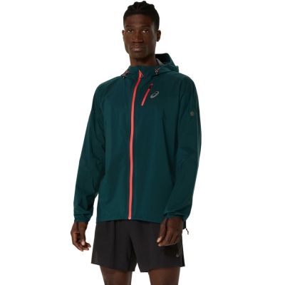 Asics FUJITRAIL ELITE WATERPROOF JACKET Homme Vert
