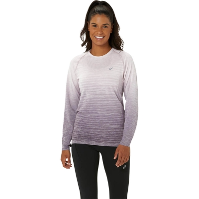 Asics Seamless Long Sleeve Top Woman Purple