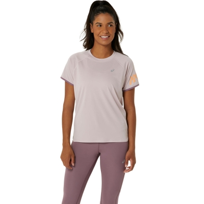 Asics Icon Short Sleeve Top Femminile Rosa